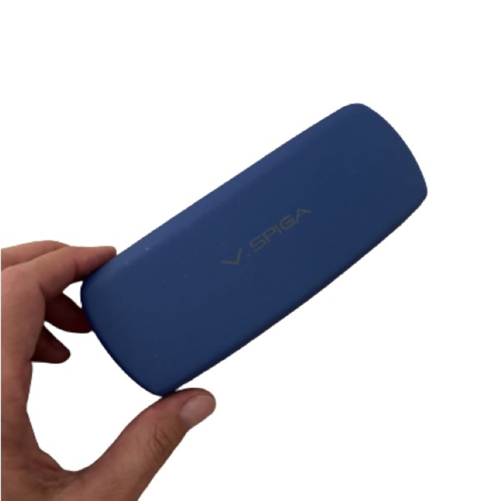 New V. Spiga Eyeglass Sunglass Glasses Case & Match Cloth.